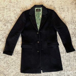 Scotch & Soda - Mens Classic wool-blend overcoat, size Medium